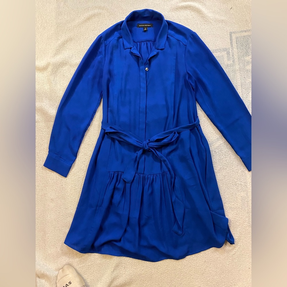 Blue banana republic dress